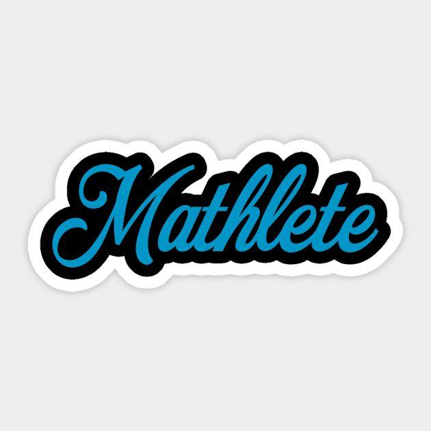 Mathlete Funny Math Competition Design Sticker by solsateez